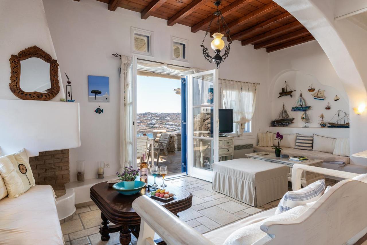 Yalos Mykonos Ornos Pouli Private Apartments W Shared Swimming Pool Mykonos Town Dış mekan fotoğraf