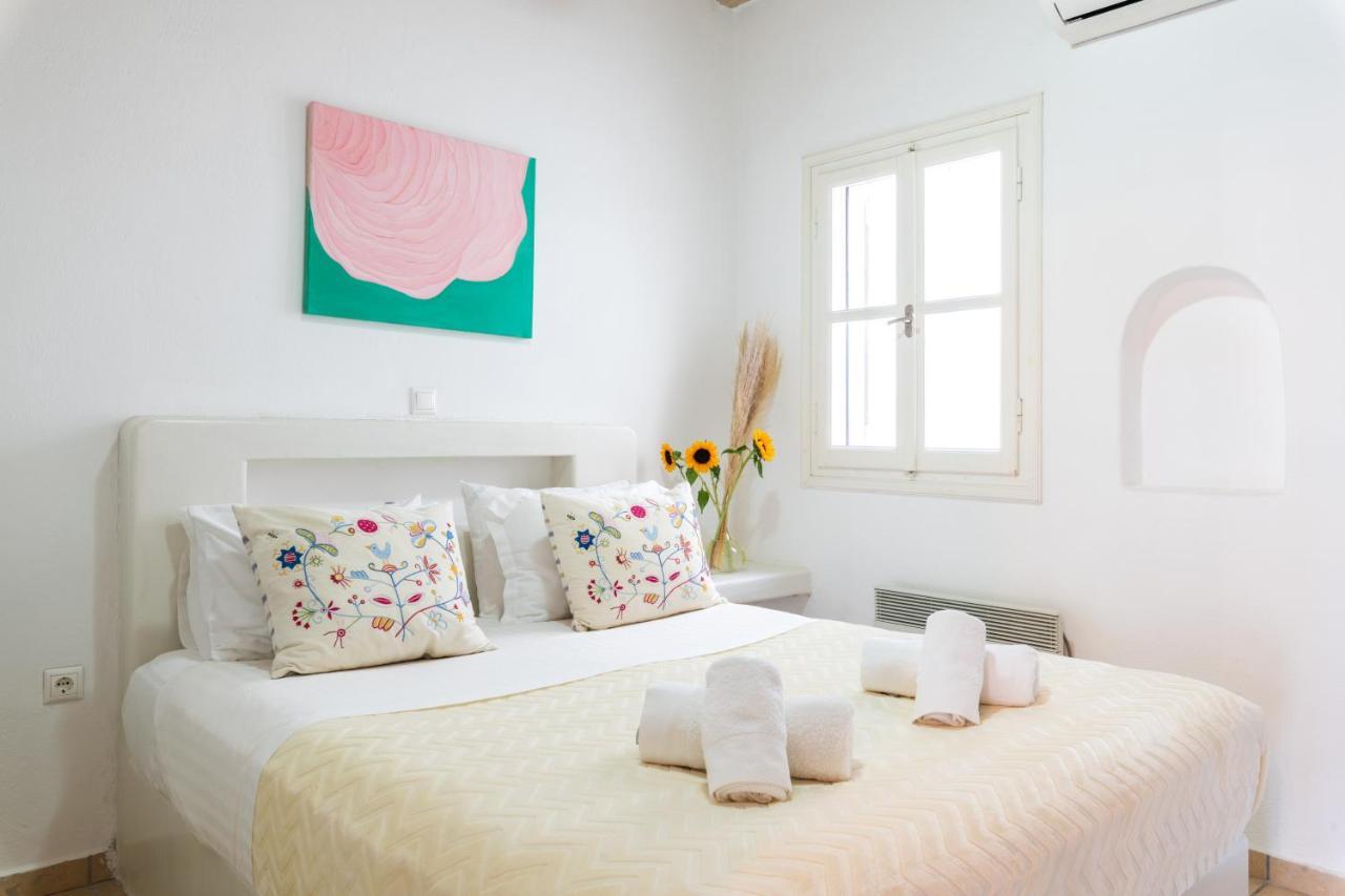 Yalos Mykonos Ornos Pouli Private Apartments W Shared Swimming Pool Mykonos Town Dış mekan fotoğraf
