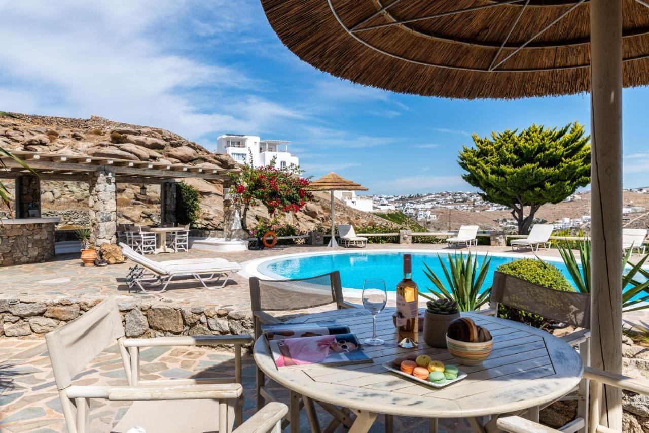 Yalos Mykonos Ornos Pouli Private Apartments W Shared Swimming Pool Mykonos Town Dış mekan fotoğraf