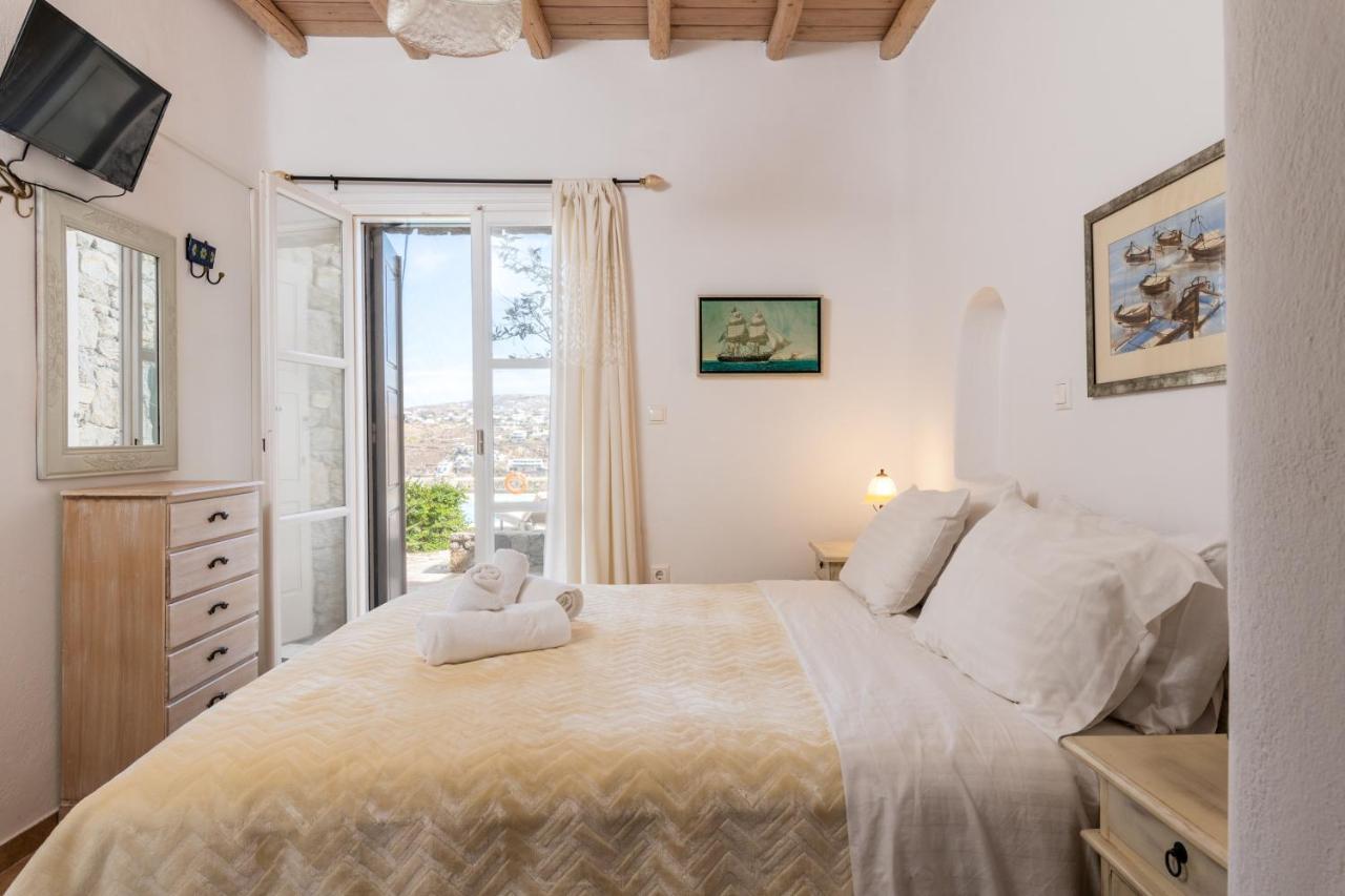 Yalos Mykonos Ornos Pouli Private Apartments W Shared Swimming Pool Mykonos Town Dış mekan fotoğraf