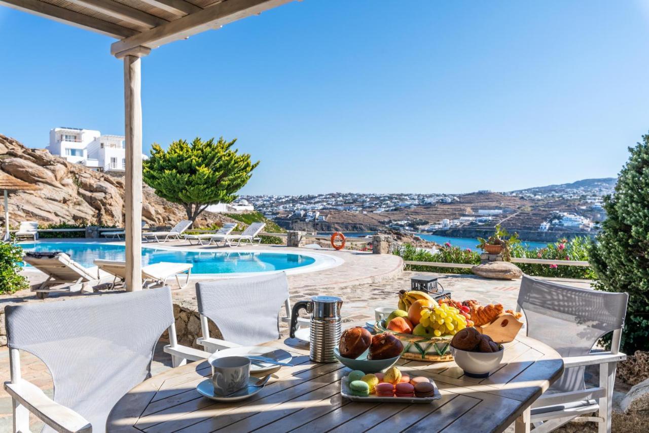Yalos Mykonos Ornos Pouli Private Apartments W Shared Swimming Pool Mykonos Town Dış mekan fotoğraf