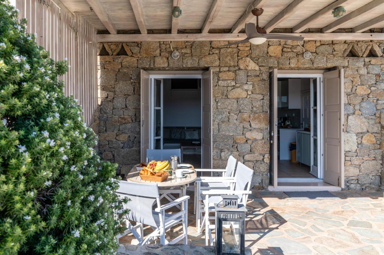 Yalos Mykonos Ornos Pouli Private Apartments W Shared Swimming Pool Mykonos Town Dış mekan fotoğraf