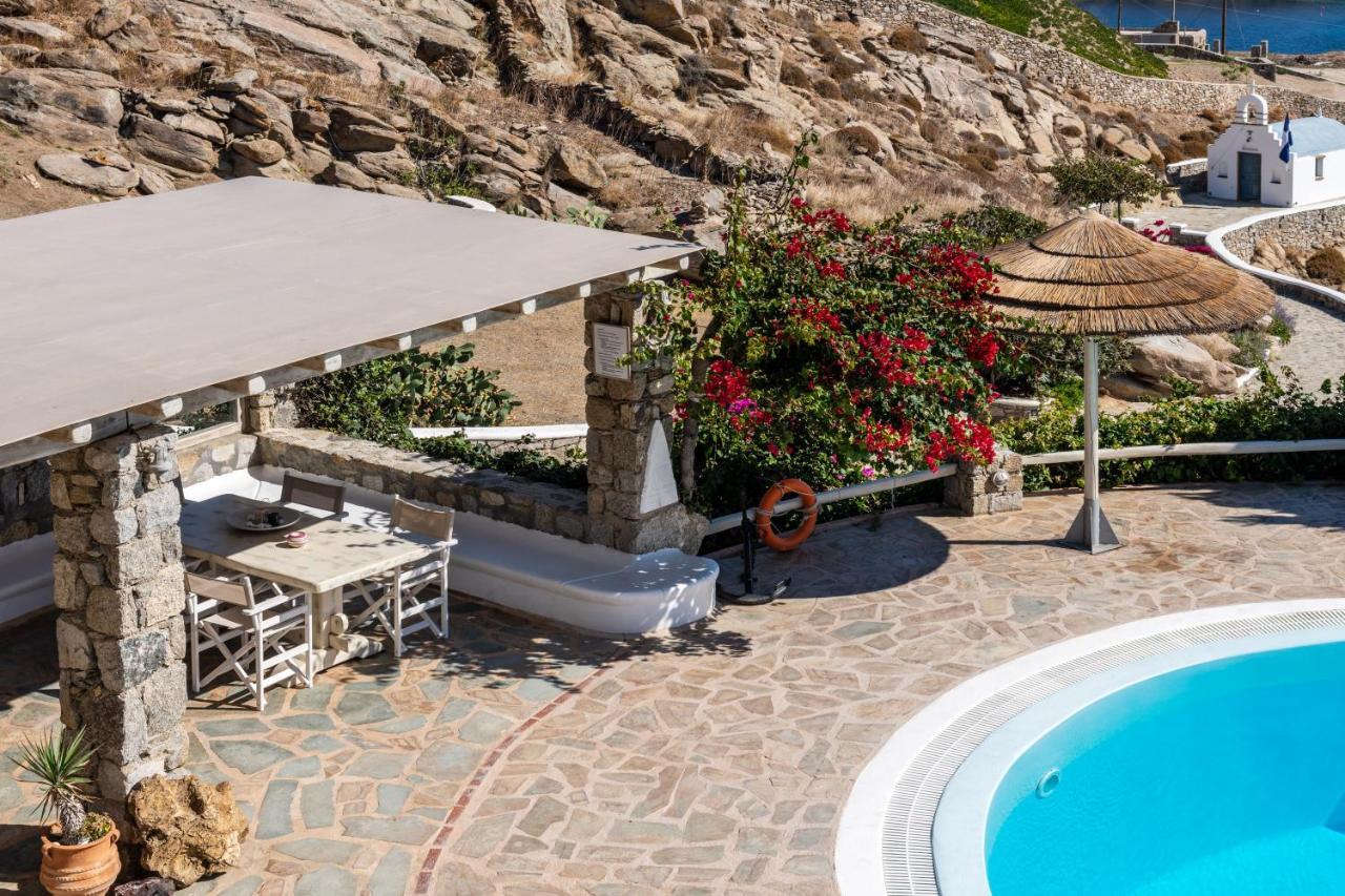 Yalos Mykonos Ornos Pouli Private Apartments W Shared Swimming Pool Mykonos Town Dış mekan fotoğraf